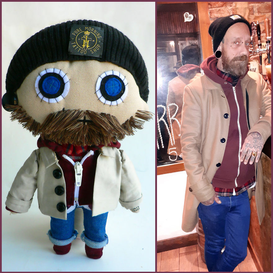 The Artist Who "Obsessed" By Details Designing Cute Personalized Zombie Dolls