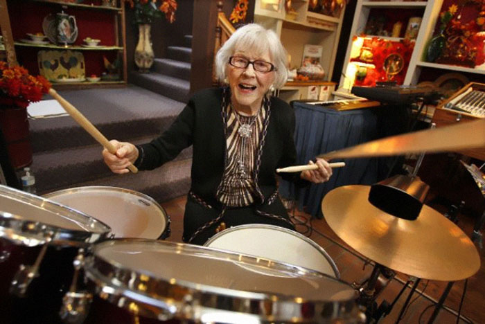 This Woman Started Drumming In 1920 And She Still Has What It Takes At The Age Of 106