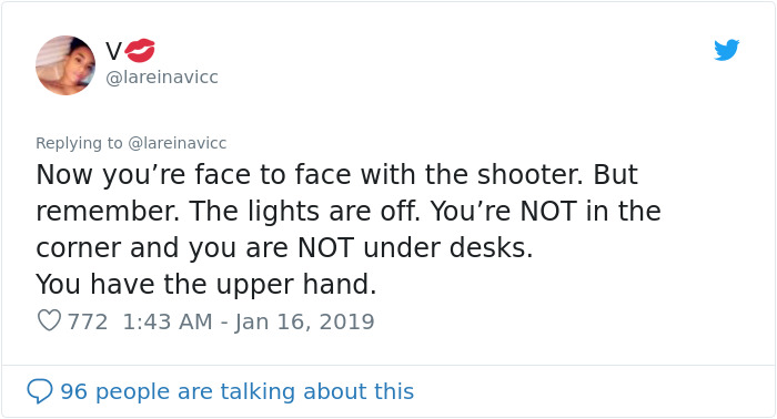 "Don't Get Under The Table:" Teacher Shares Tips On Staying Alive If An Active Shooter Is Nearby