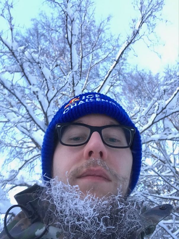 My Beard Froze While Waiting Bus. I Wish It Would Be Summer Already