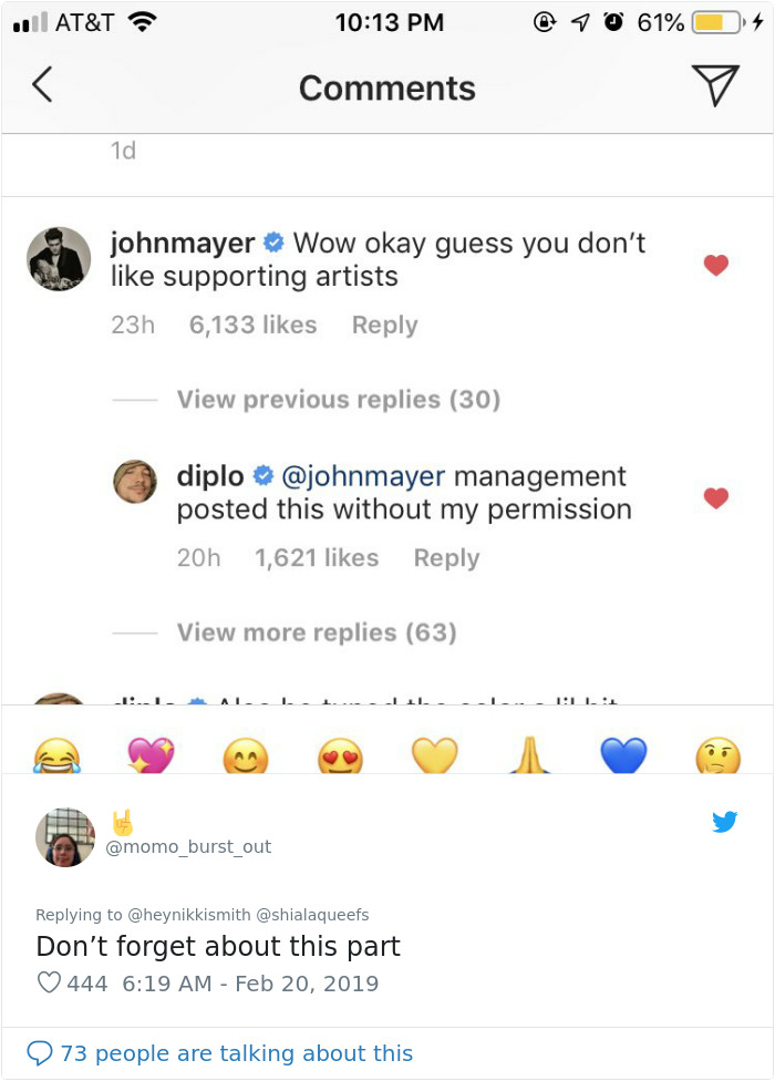 Diplo Complains About People 'Ruining' His Photo, So John Mayer Photoshops Them Out And Asks For $400