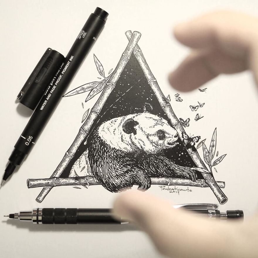 I Draw Surreal Illustrations That Have A Hidden Meaning If You Look