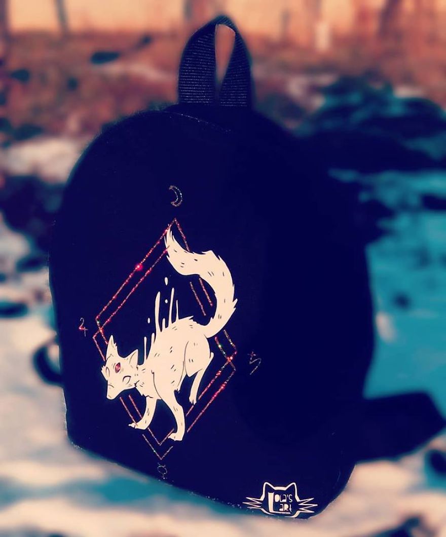 I Have A Strong Affection To Wolfs, So I Make Wearable Products From Them