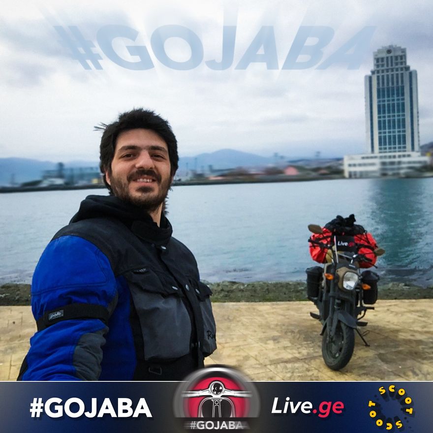 This Georgian Traveler Makes Headlines Traveling Around Europe By A Scooter!