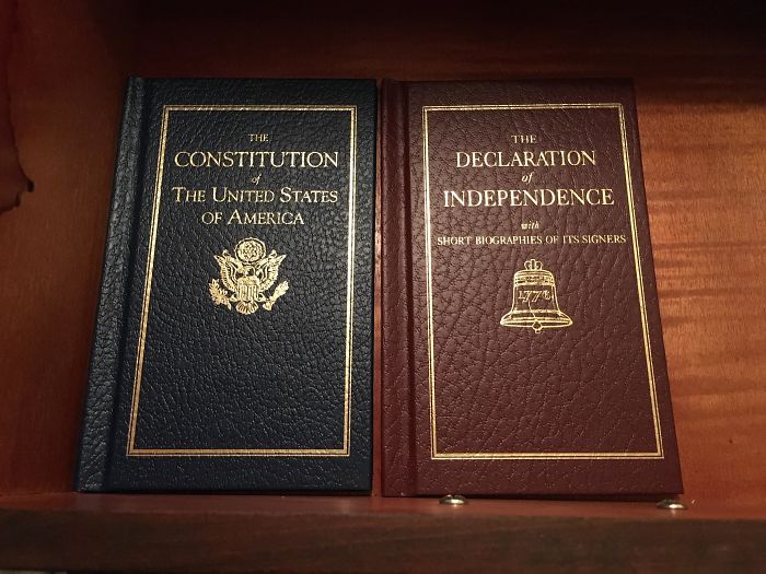 Instead Of A Bible, My Hotel Room In Philadelphia Has The Constitution And Declaration Of Independence