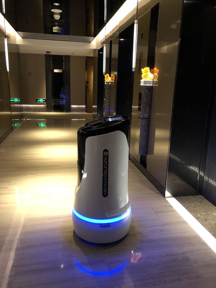 This Robot Delivered Water To My Room