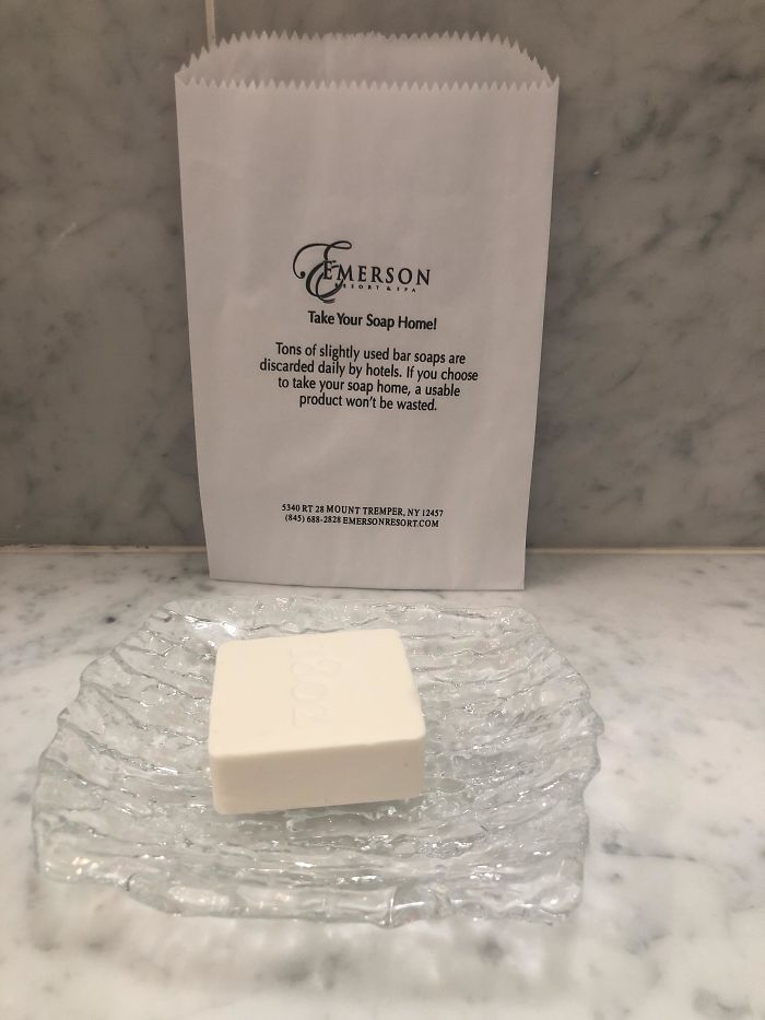 My Hotel Wants You To Take The Nice Soap Home!