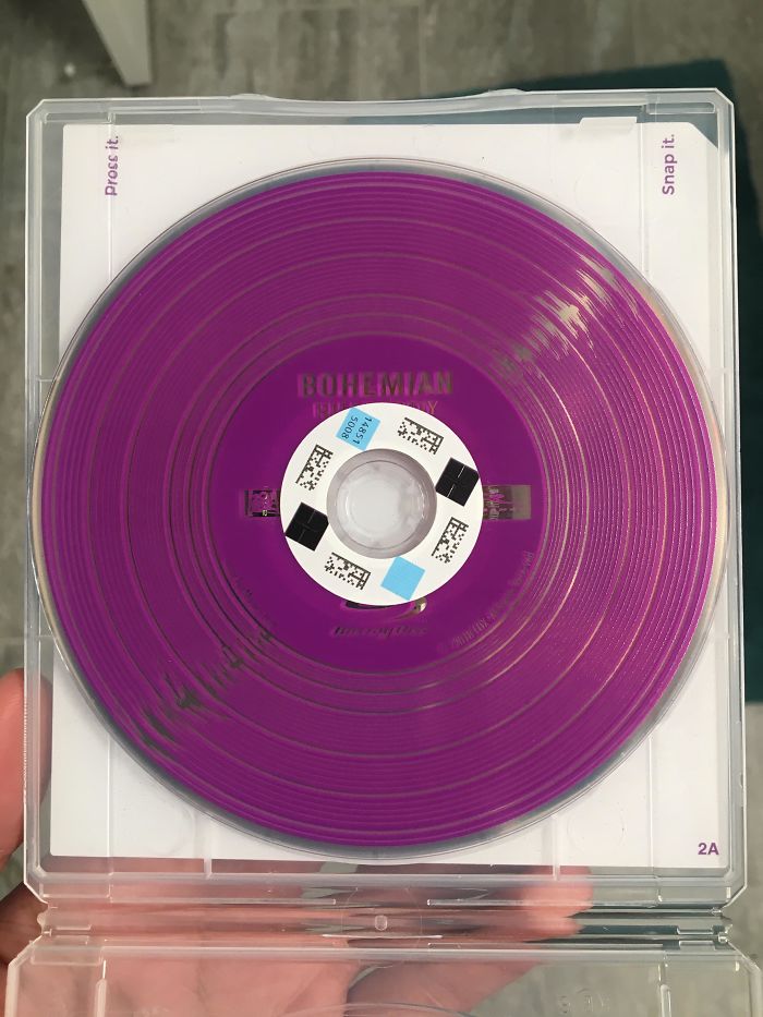 The Bohemian Rhapsody Movie Disc Looks Like A Record
