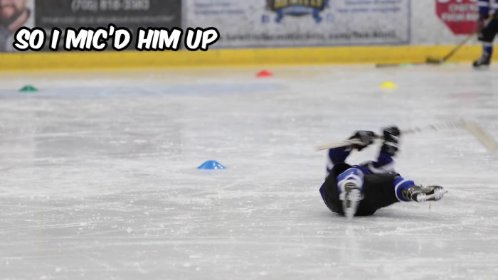 Dad Mics Up His 4-Year-Old At Hockey Practice To "Finally Understand What The Heck He Was Doing Out There"