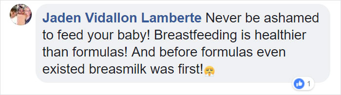 Woman Complains This Mom's Breastfeeding Is 'Distracting' Her Husband So She Squirts Her Boob At Her