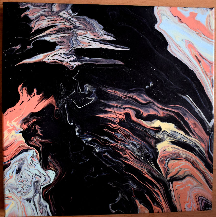 Acrylic Pouring - Unusual Paintings