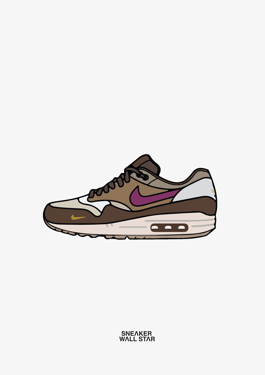 Most Hyped Sneakers In Illustration