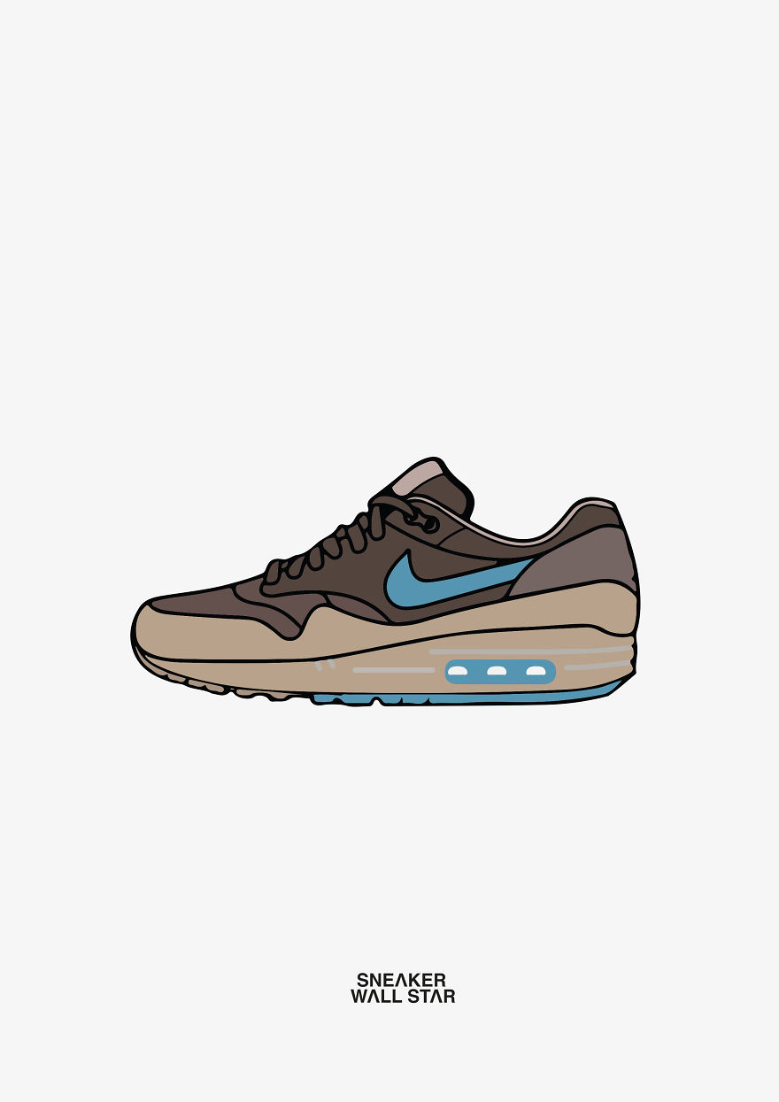 Most Hyped Sneakers In Illustration