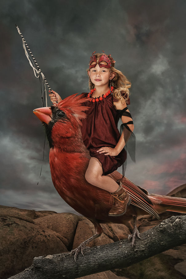The Fantasies Of Childhood: My Portrait Series Of A Inexistant World