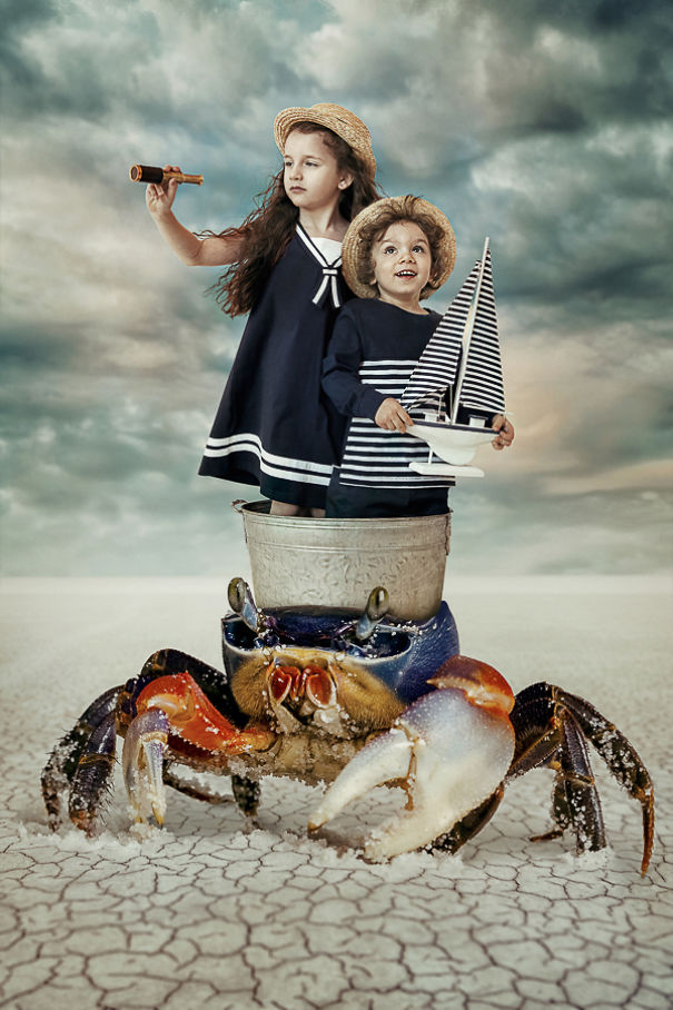 The Fantasies Of Childhood: My Portrait Series Of A Inexistant World