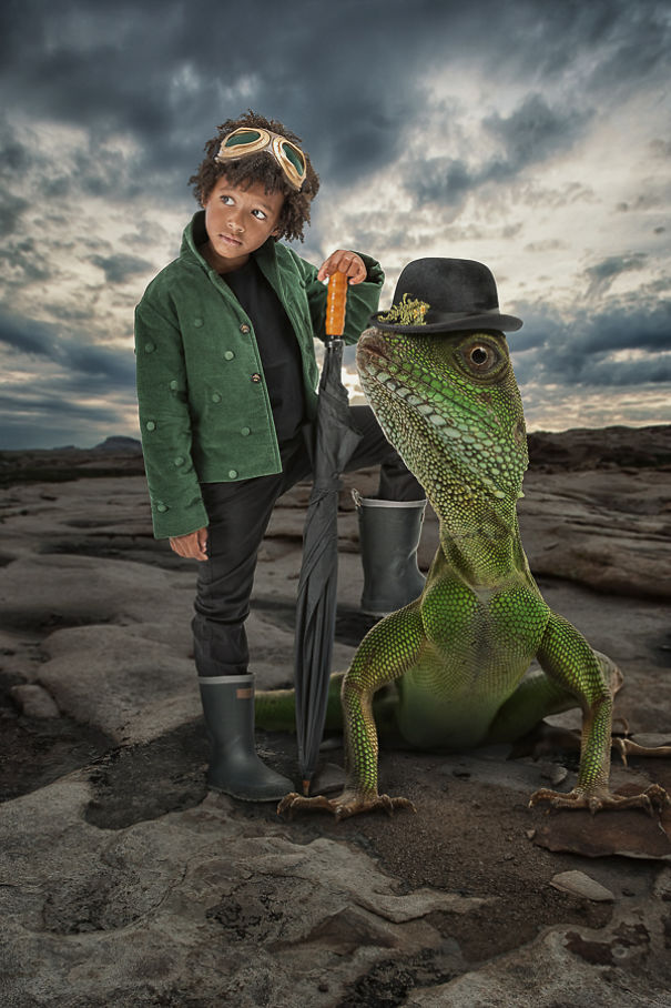 The Fantasies Of Childhood: My Portrait Series Of A Inexistant World