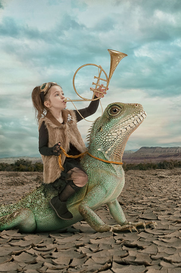 The Fantasies Of Childhood: My Portrait Series Of A Inexistant World
