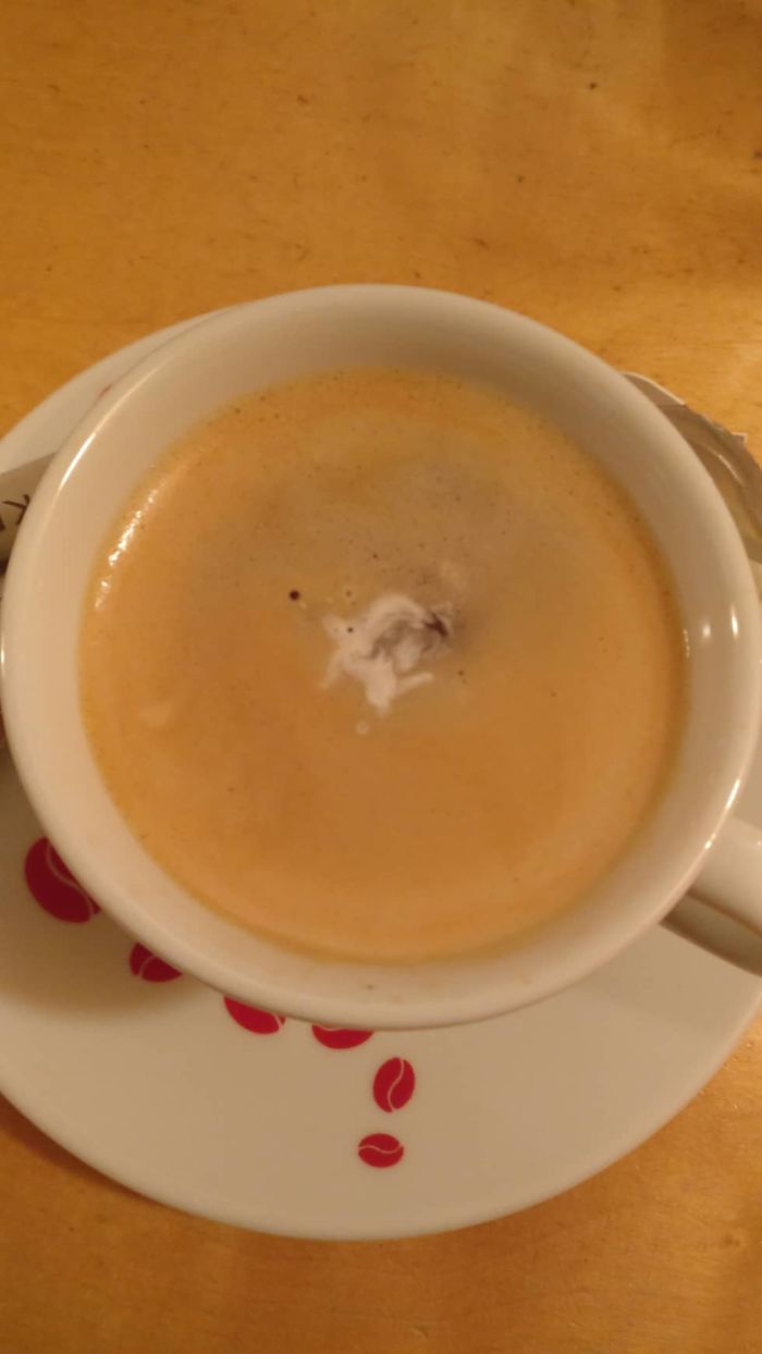 Artist Makes Divinations Out Of Failed Latte Art Artist Makes Divinations Out Of Failed Latte Art