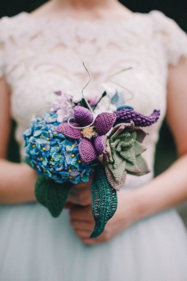 Crochet Bridal Bouquets