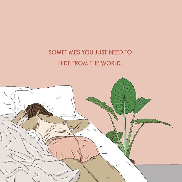Don’t Feel Ashamed About Feeling The Need To Spend Time Hiding Away From The World - Take The Time You Need To Rest And Repair ❤️. . .
.
.
.
#recipesforselflove #youarewonderful #rest #repair #hide #timeout #bodypositive #bodypositivity #instalove #break
#selflove #selfcare #loveyourself #smashthepatriarchy #youareperfect #effyourbeautystandards #feminism #instagood #lifestyle #feminsta #feminist #zine #illustration #digital #drawing #design #graphic #art #love #yourself