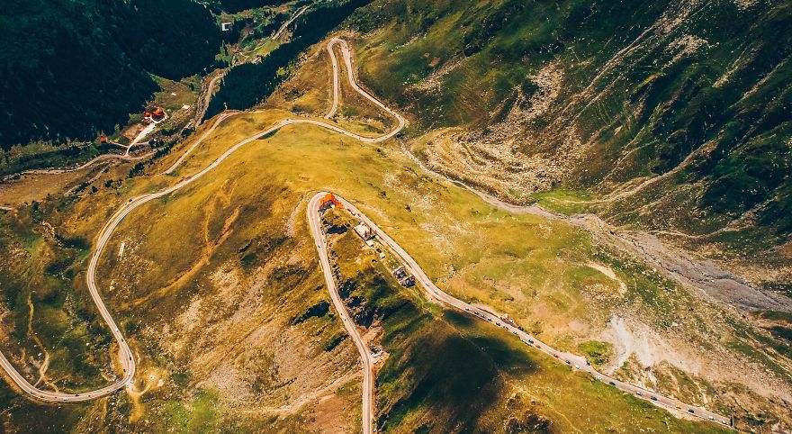 I Photographed One Of The Most Spectacular Roads In The World From The Air - Romania/Transylvania "Transfagarasan Highway"