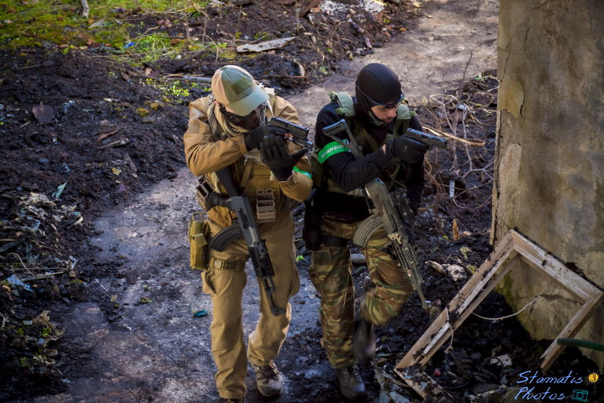 I Took Photos Of An Airsoft Game, Turned Like Real Urban Warfare.