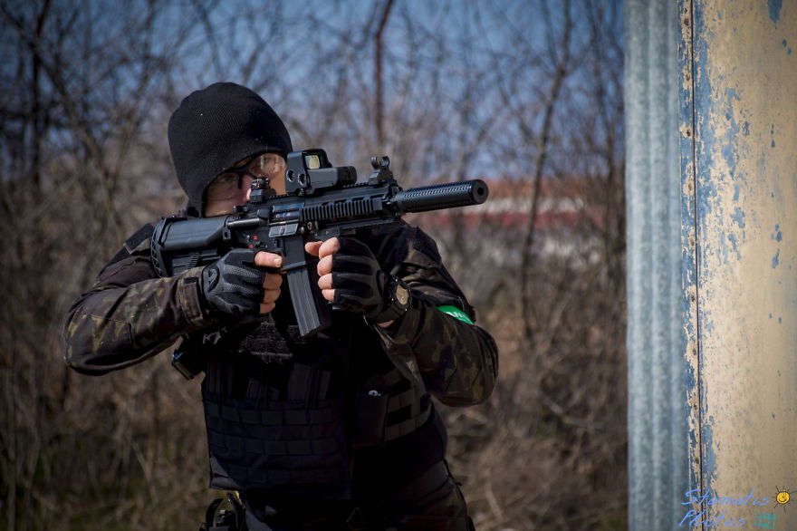 I Took Photos Of An Airsoft Game, Turned Like Real Urban Warfare.