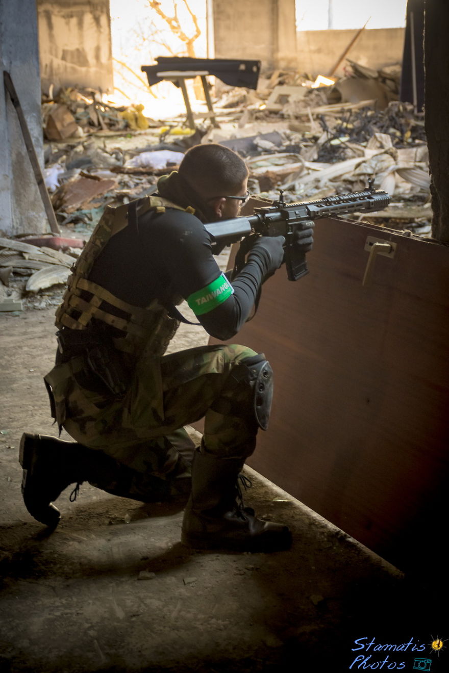 I Took Photos Of An Airsoft Game, Turned Like Real Urban Warfare.