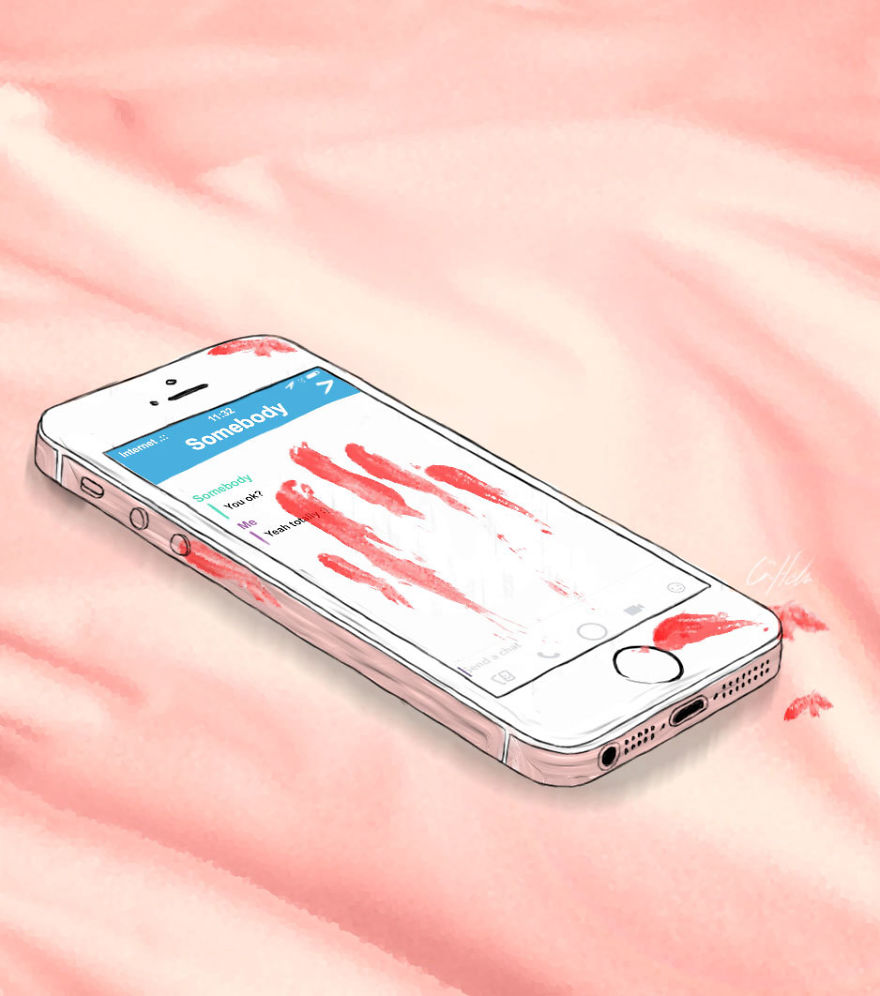 Depressed Person Needs More Than Just Texting Trough Phones. Depressed Person Needs More Than Just Texting Trough Phones.