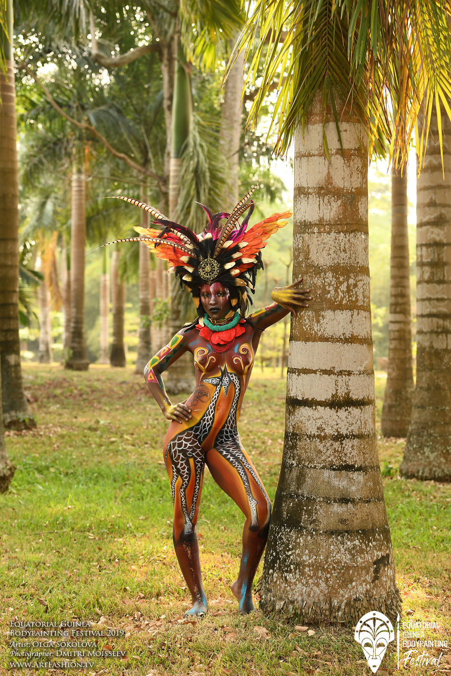 First Equatorial Guinea Bodypainting Festival Amazes The World With Spectacular Living Artworks