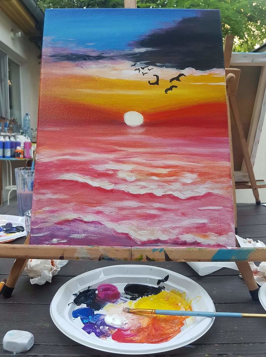 I Paint Sunsets As A Journal Of My Being