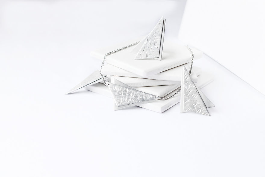 I Make Personalised, Minimalist And Geometric Jewellery From Aluminium