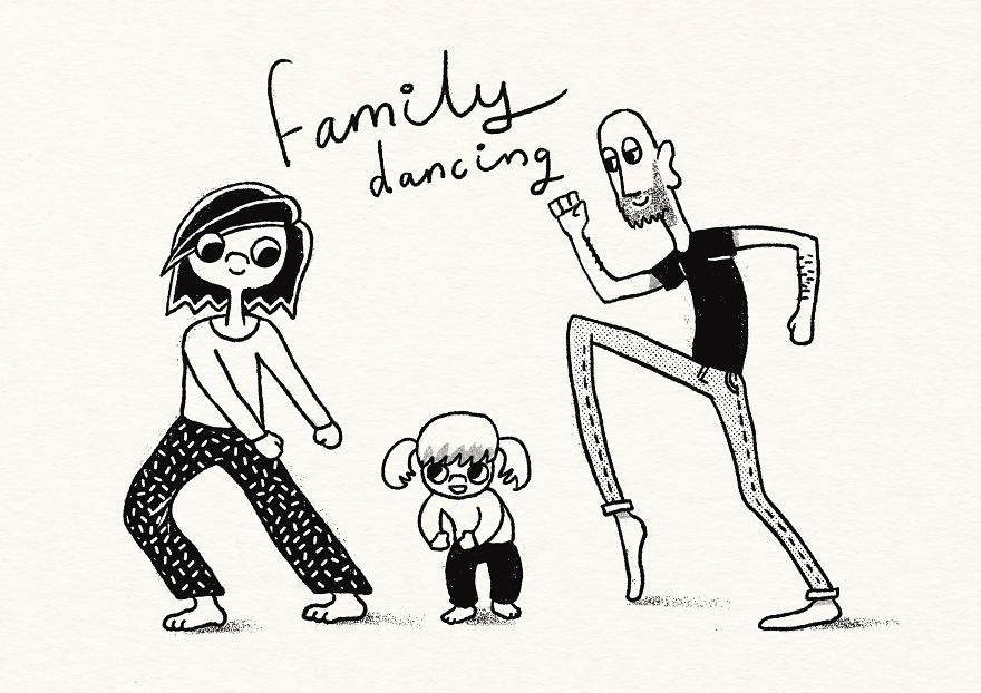 For 7 Years I've Been Drawing Comics For My Partner Kellie And Our Daughter Poppy Based On Our Lives Together (40 New Comics, Nsfw)