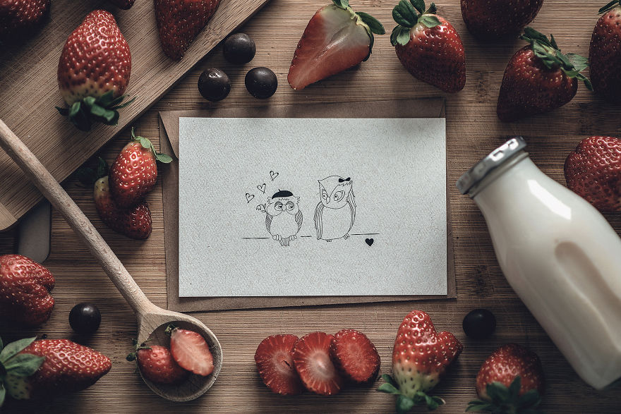 Heart Melting St. Valentine's Day Postcards With Our Favorite Animals.