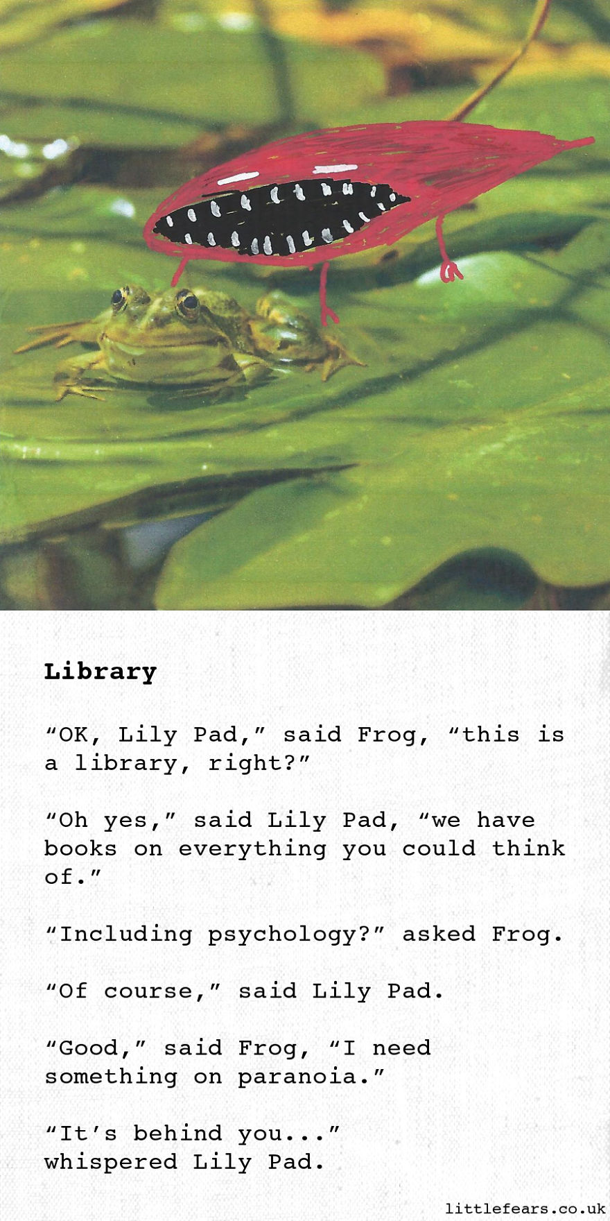 9 Painfully Punishing Puns From Fearful Scribble Monsters
