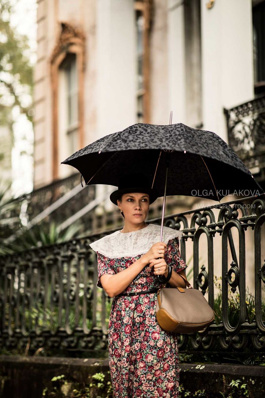 Mary Poppins On A Sunday: My Self-Portraits In Retro Style
