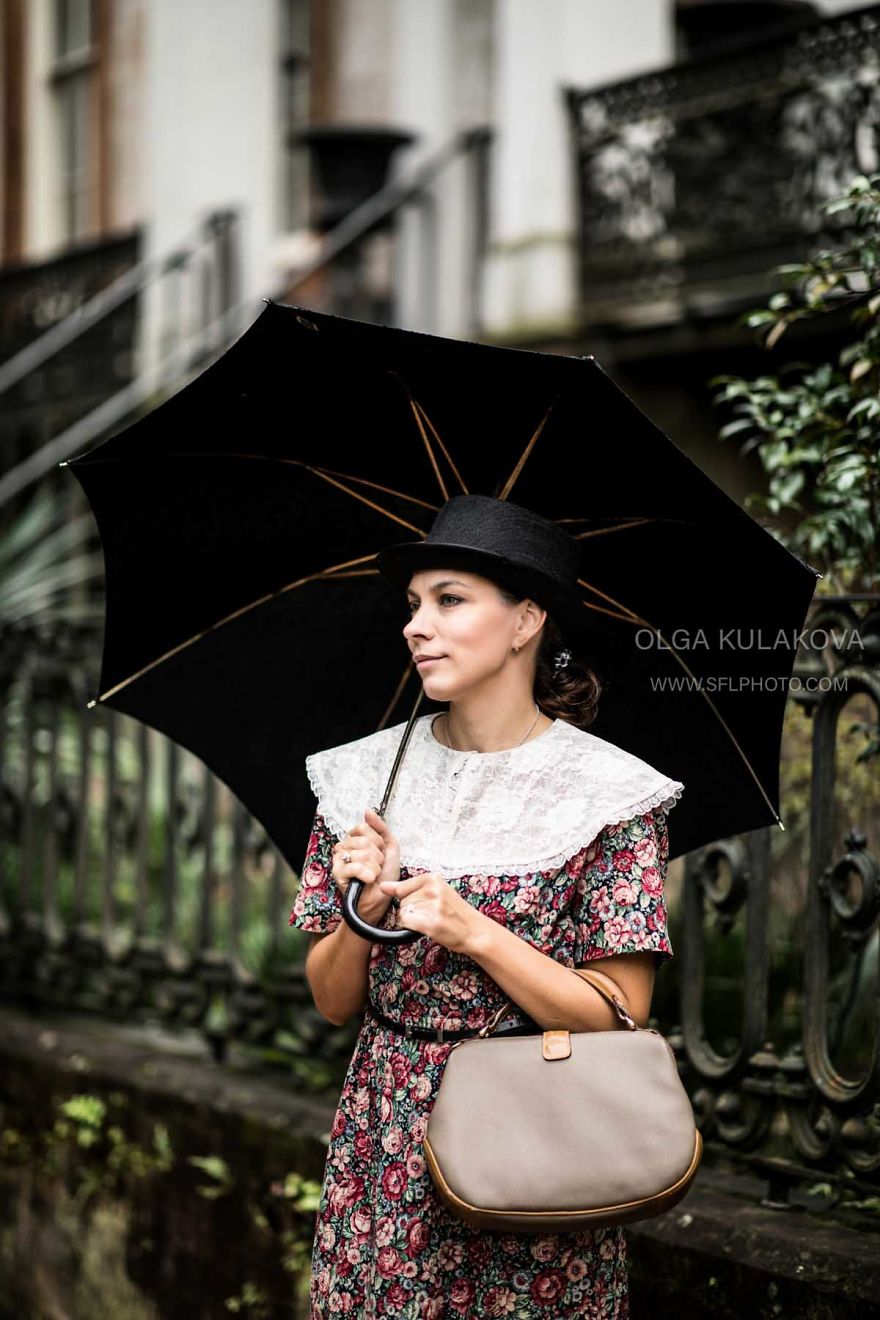 Mary Poppins On A Sunday: My Self-Portraits In Retro Style