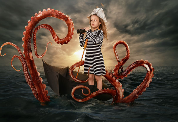 The Fantasies Of Childhood: My Portrait Series Of A Inexistant World