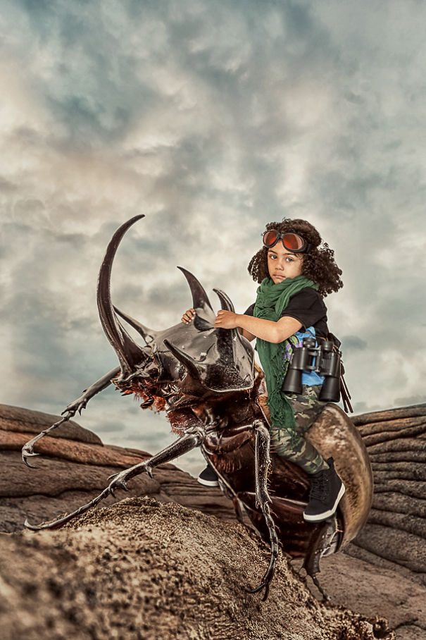 The Fantasies Of Childhood: My Portrait Series Of A Inexistant World