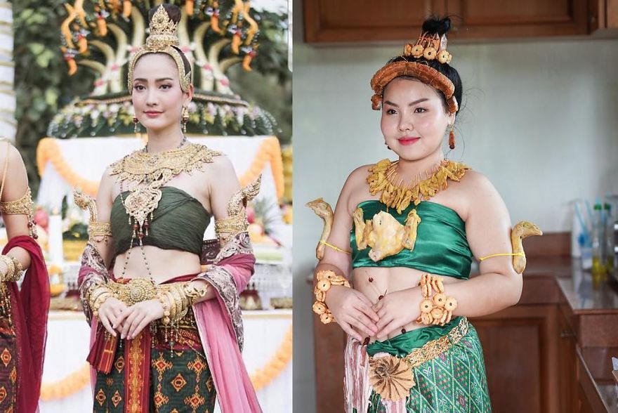 Thai Girl Keeps Doing Cosplay With Food And The Result Is Even More Fun Thai Girl Keeps Doing Cosplay With Food And The Result Is Even More Fun