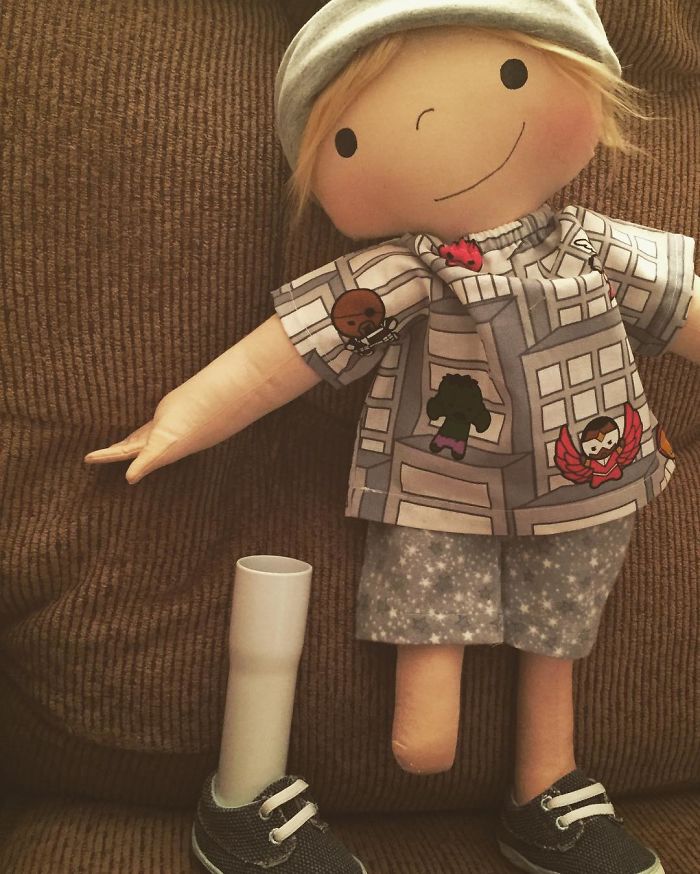 This Woman Brings Smiles To Children's Faces By Making Custom Dolls That Match The Disabilities Of Their Owners