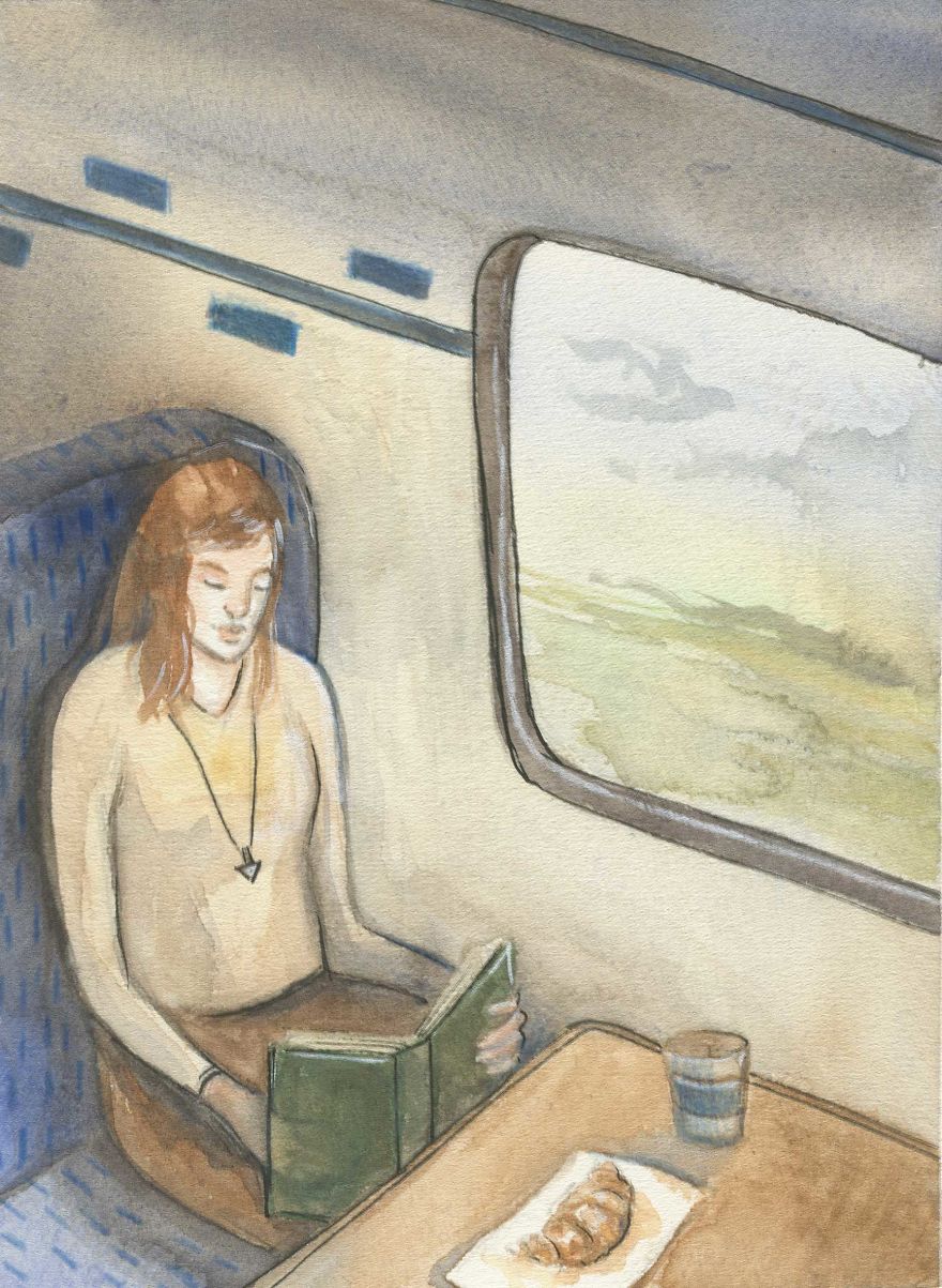 I Created A Series Of Relaxing Paintings.