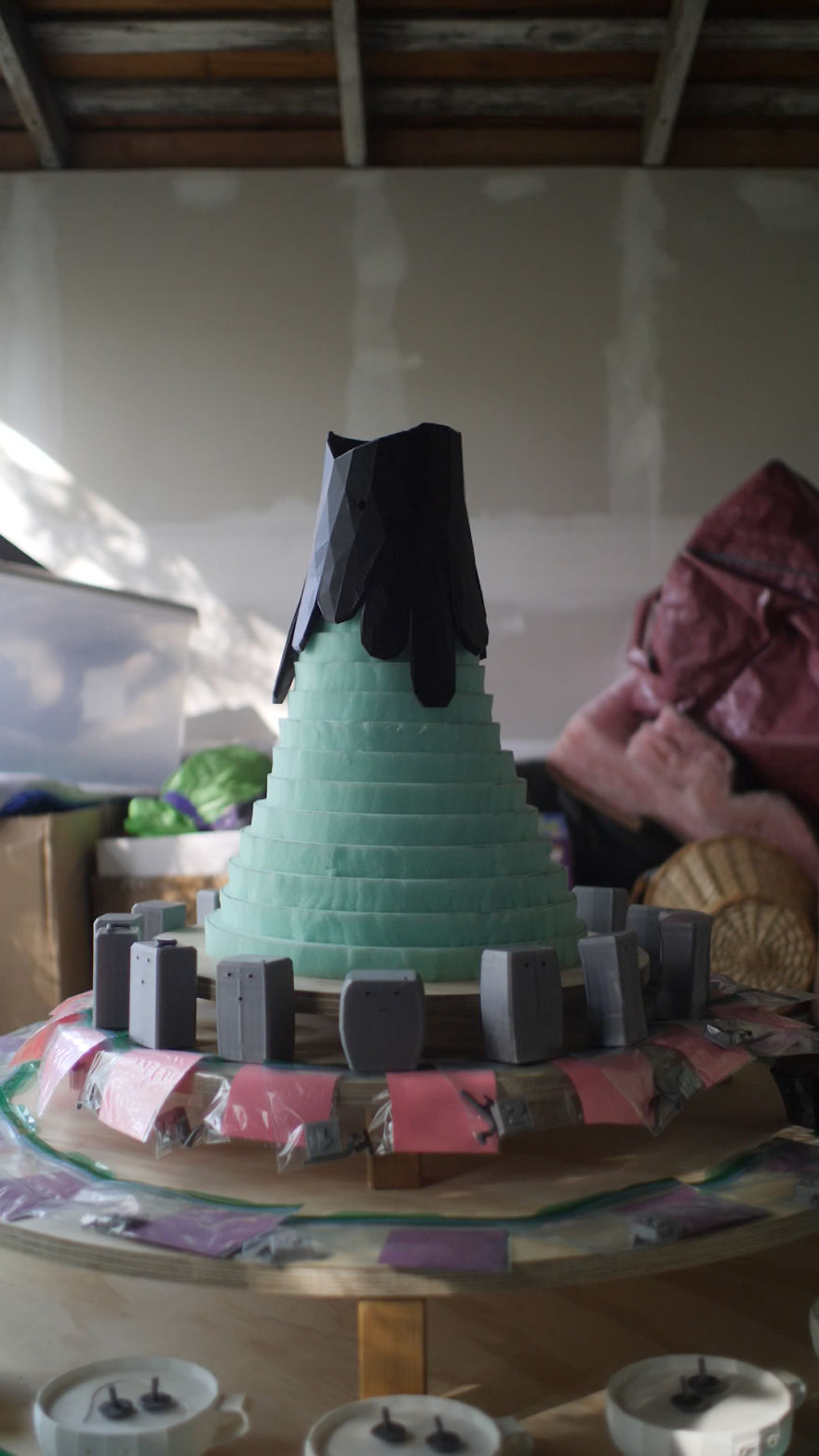 Yarn Zoetrope For Valentines Day!