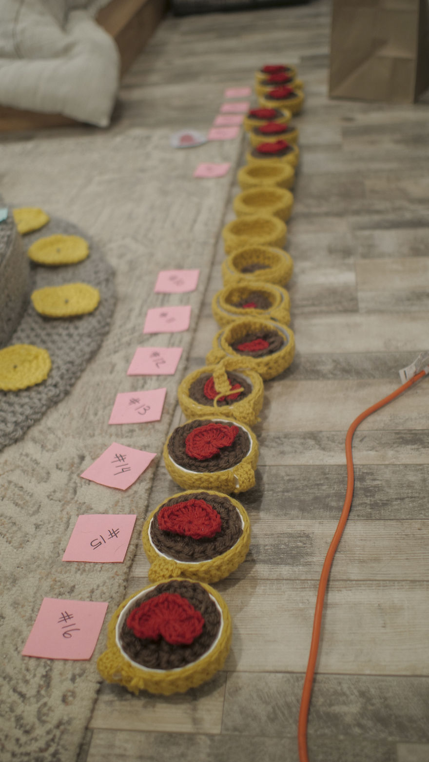 Yarn Zoetrope For Valentines Day!