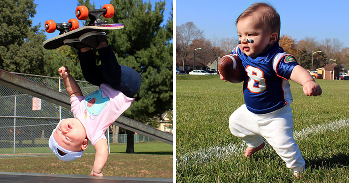 Two Years Ago I Took These 13 Photos Of My Daughter Doing Sports