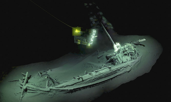 El naufragio más antiguo encontrado en el fondo del Mar Negro