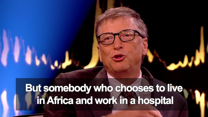 The Way Bill Gates Explained Why He Isn't The World's Most Generous Philanthropist Is Brilliant