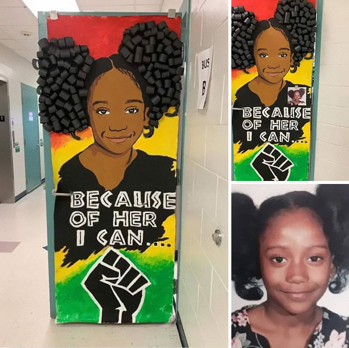 25 Awesome Teachers That Decorated Their Classroom Doors For Black History Month Bored Panda