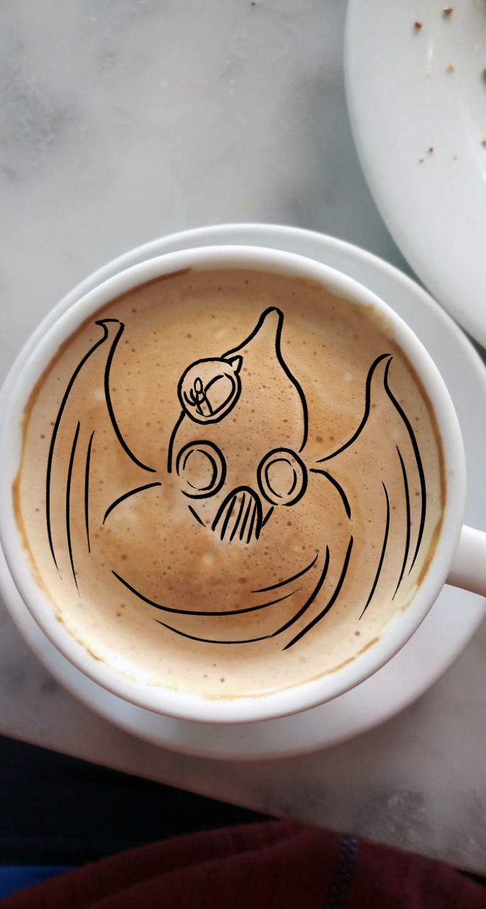 Artist Makes Divinations Out Of Failed Latte Art Artist Makes Divinations Out Of Failed Latte Art