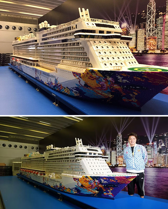 Largest LEGO Ship Without Support That Break The Guinness World Record
